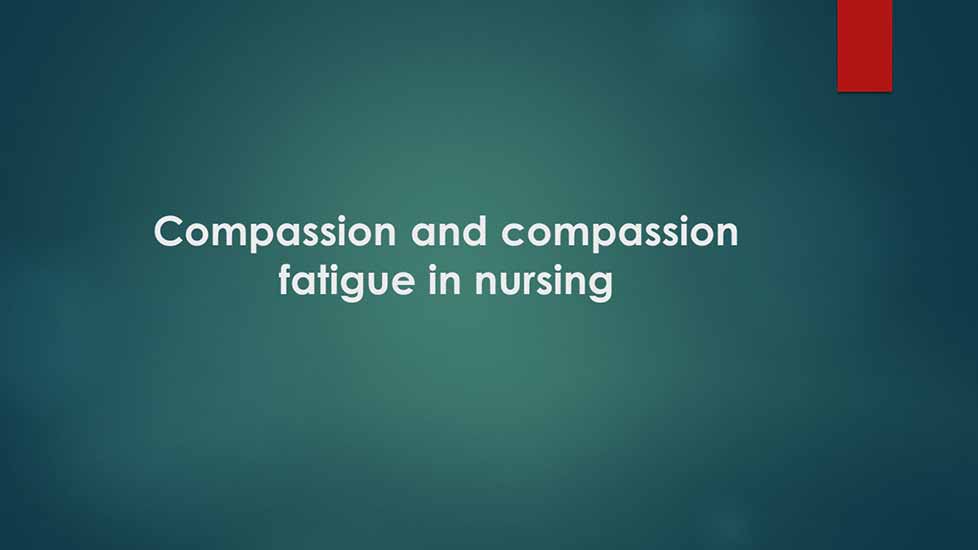 Sample Undergraduate 2:1 Nursing PowerPoint - Slide 1